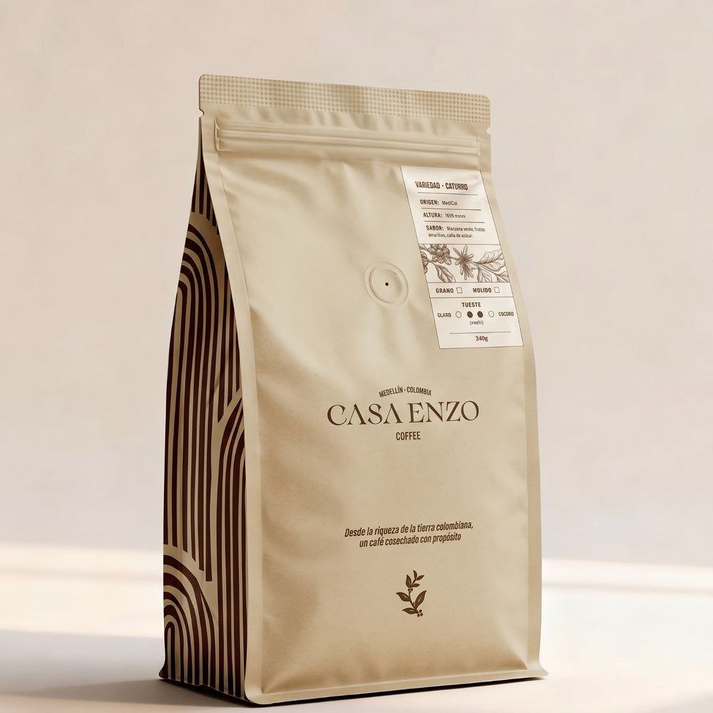 Bolsa de Casa Enzo Coffee, Primera Luz